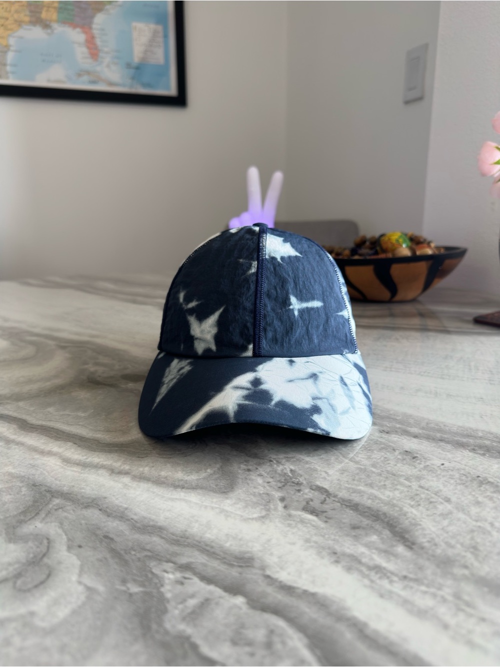 Lululemon Baller Hat in Indigo Ice Tie-Dye Print